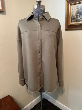 Athleta small allure shirt jacket Shacket so soft! Olive branch